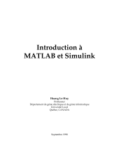 couverteur Introduction a MATLAB et Simulink