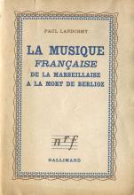 couverteur La Musique francaise Tome I
