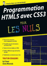 couverteur Programmation HTML5 avec CSS3 pour les Nuls