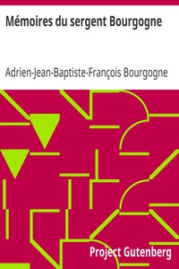 Mémoires du sergent Bourgogne