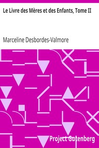 Le Livre des Mères et des Enfants, Tome II