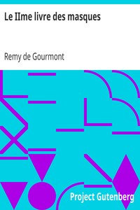 Le IIme livre des masques