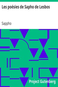 Les poésies de Sapho de Lesbos