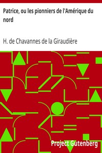 Patrice, ou les pionniers de l'Amérique du nord