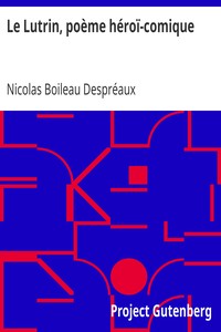 Le Lutrin, poème héroï-comique