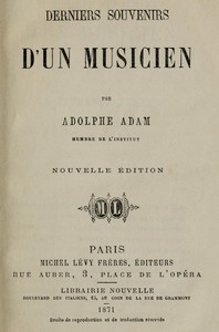 Derniers souvenirs d'un musicien