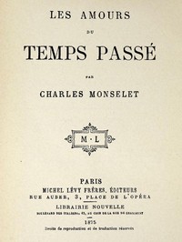 Les amours du temps passé