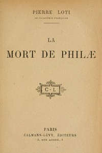 La mort de Philæ