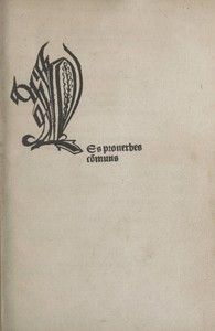 Les proverbes communs