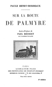Sur la route de Palmyre