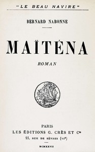 Maïténa : $b roman