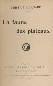 La faune des plateaux
