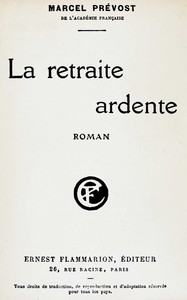La retraite ardente : $b roman