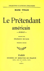 Le prétendant américain : $b roman
