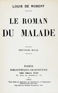 Le roman du malade