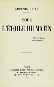 Sous l'Étoile du Matin