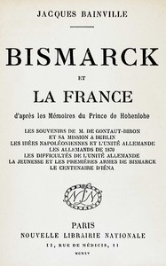 Bismarck et la France