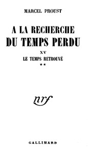 Le temps retrouvé Tome 2 (de 2) : $b À la recherche du temps perdu vol.VII