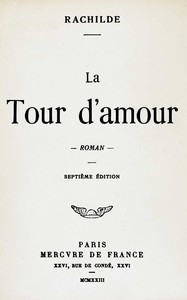 La tour d'amour : $b roman