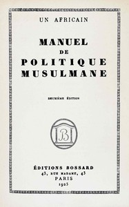 Manuel de politique musulmane