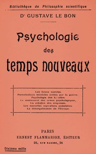 Psychologie des temps nouveaux