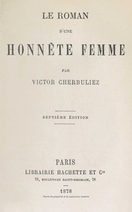 Le roman d'une honnête femme