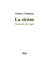 couverteur La sirene - Souvenir de Capri
