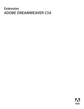 couverteur Extension Adobe Dreamweaver CS4