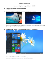 couverteur Initiation a Windows 10