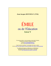 couverteur Emile ou de l'education - 3