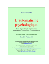 couverteur L'automatisme psychologique - 1