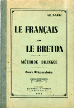 couverteur Le Francais par le Breton