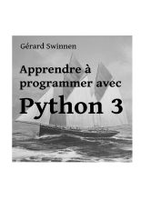 couverteur Apprendre a programmer avec Python 3