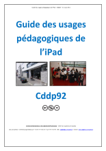 couverteur Guide des usages pedagogiques de l'iPad