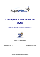 couverteur OpenOffice - Concevoir une feuille de styles 