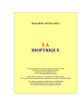 couverteur La Dioptrique