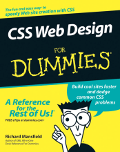 cover CSS Web Design For Dummies