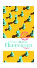 couverteur Rentrée littéraire Flammarion - 2020