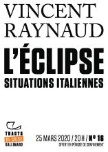 couverteur Tracts de Crise (N°16) - L'Éclipse. Situations italiennes