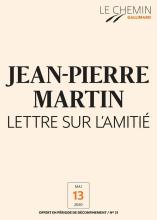 couverteur Le Chemin (N°21) -Lettre sur l'amitié