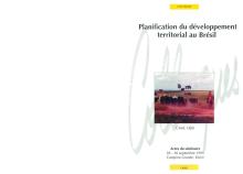 couverteur Planification du développement territorial au Brésil